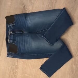 Joe's the flawless icon mid rise ankle skinny maternity jeans size 29